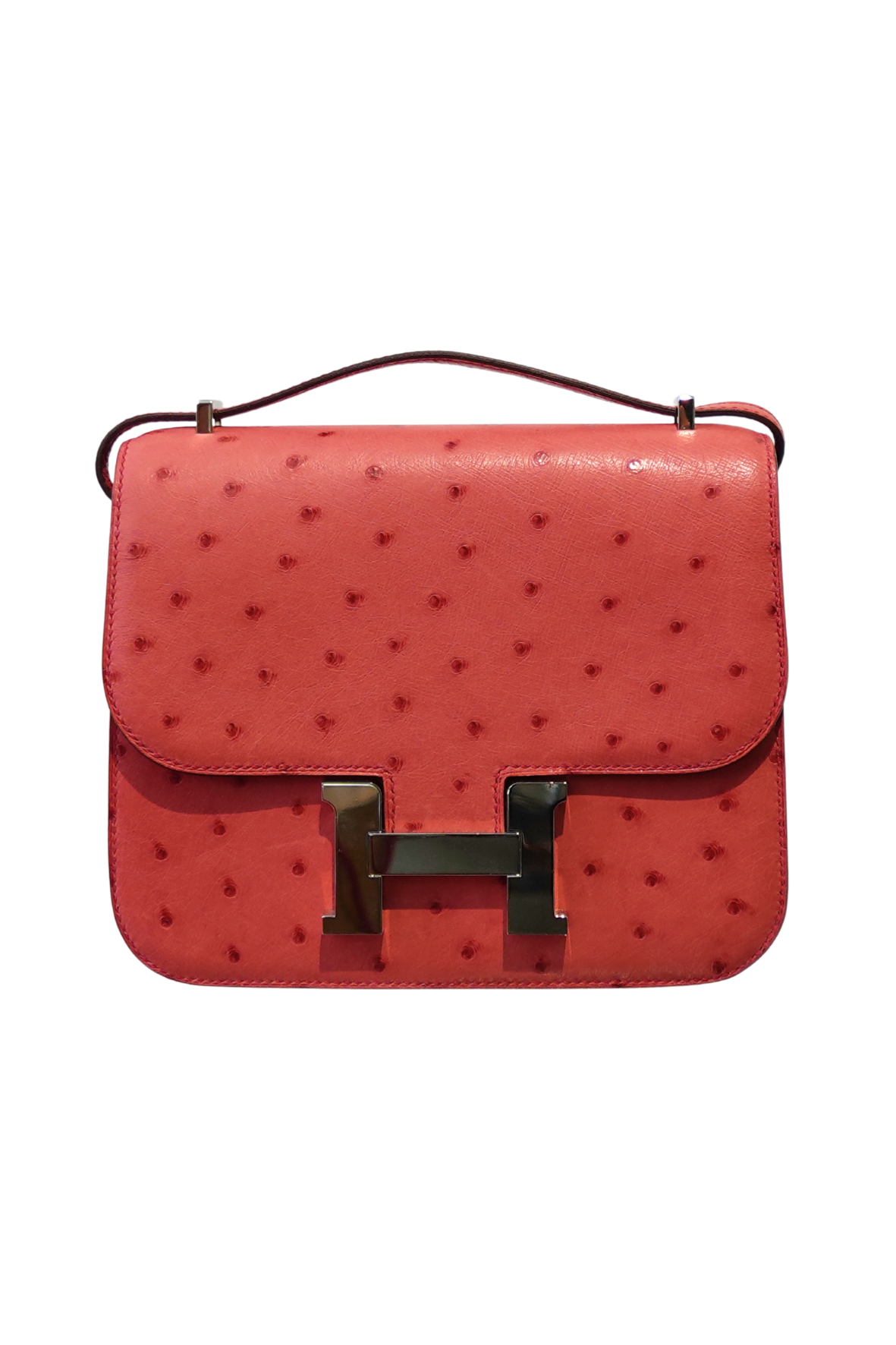 Hermès Constance Mini Bougainvillier Ostrich PHW