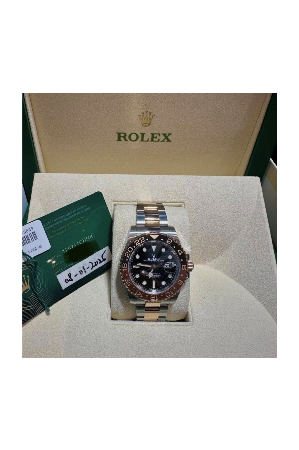 Rolex GMT-Master II Rootbeer - New Unworn 2025