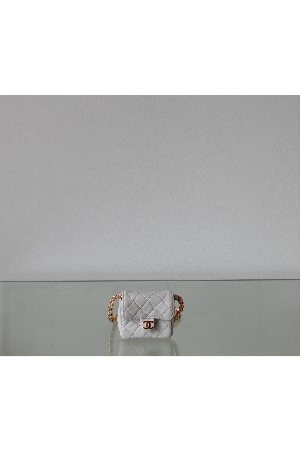 Chanel Micro Timeless White