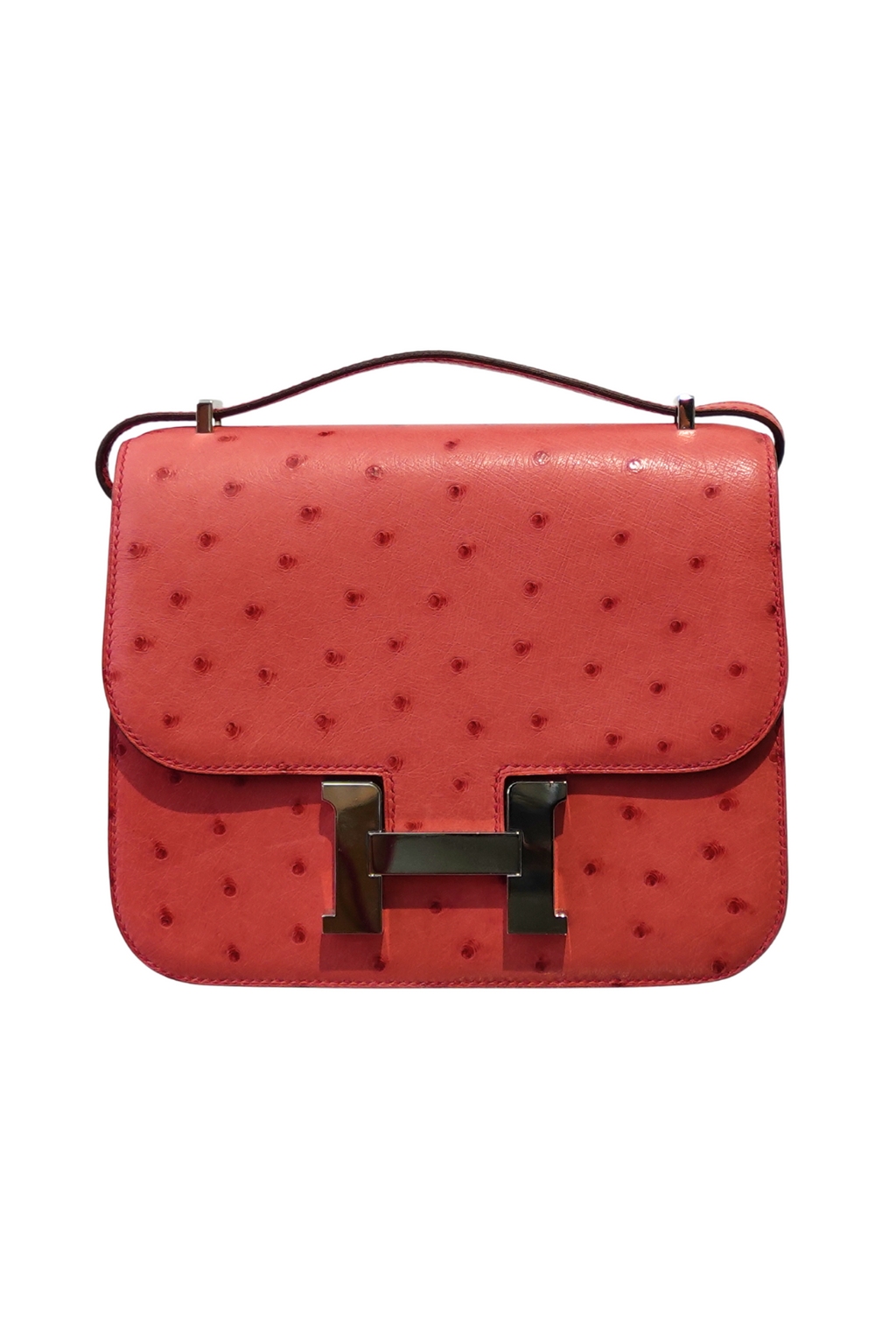 Hermès Constance Mini Bougainvillier Ostrich PHW