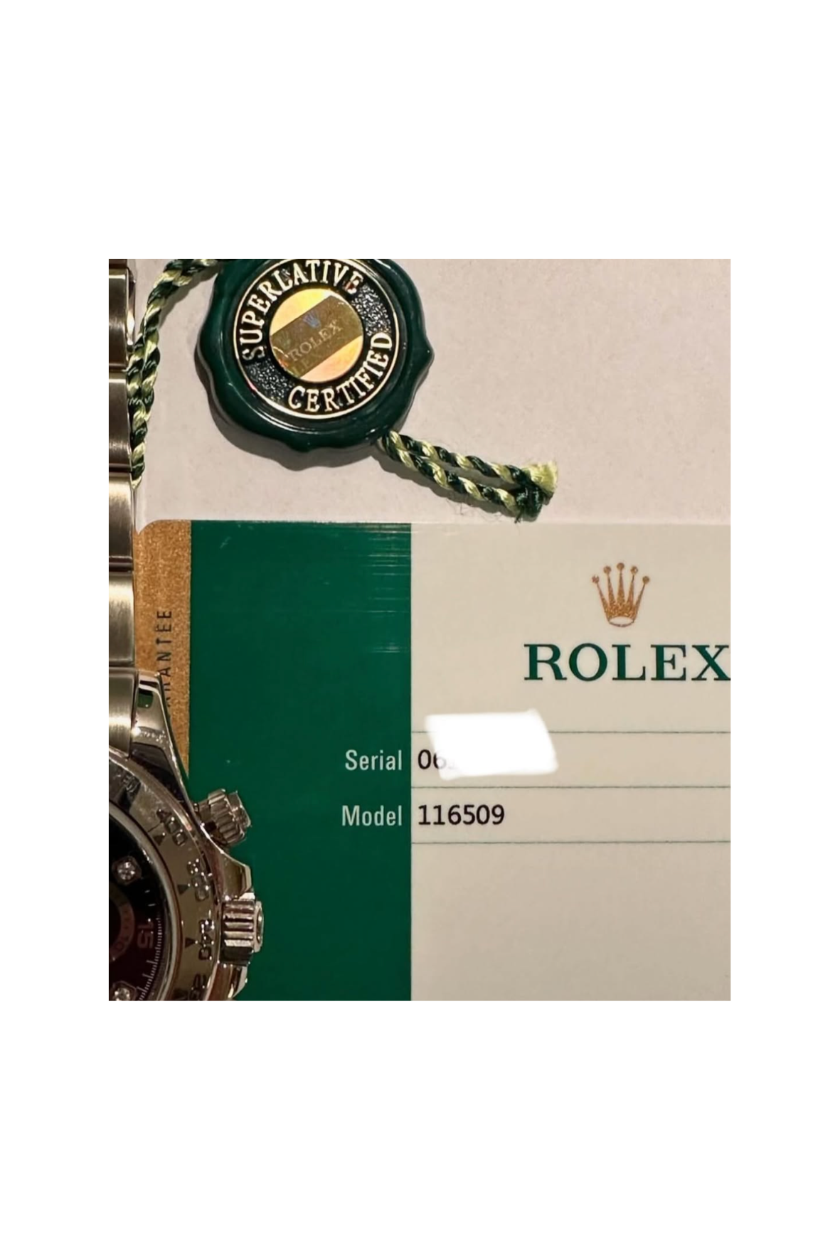 Rolex Daytona Diamond Dial White Gold - 2018