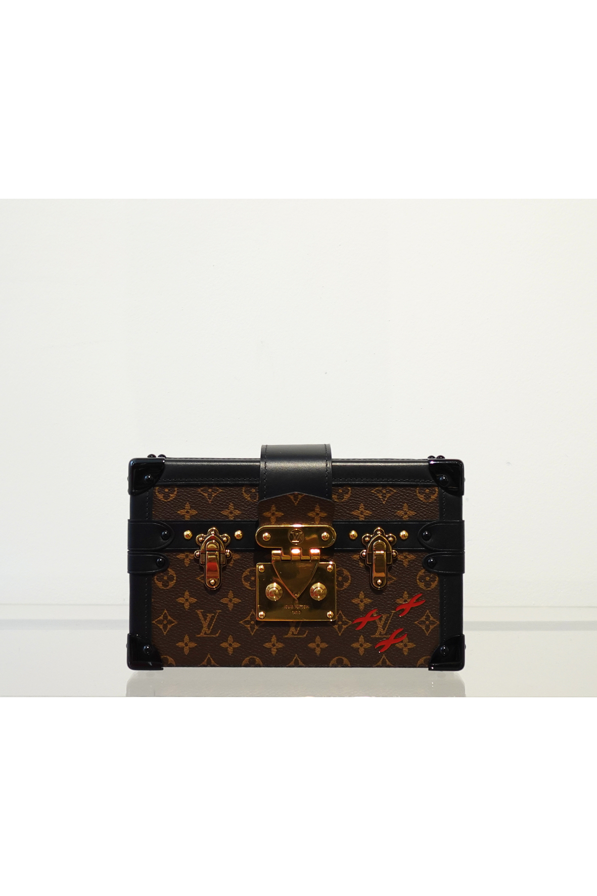 Louis Vuitton Monogram Canvas Petit Malle Clutch Bag