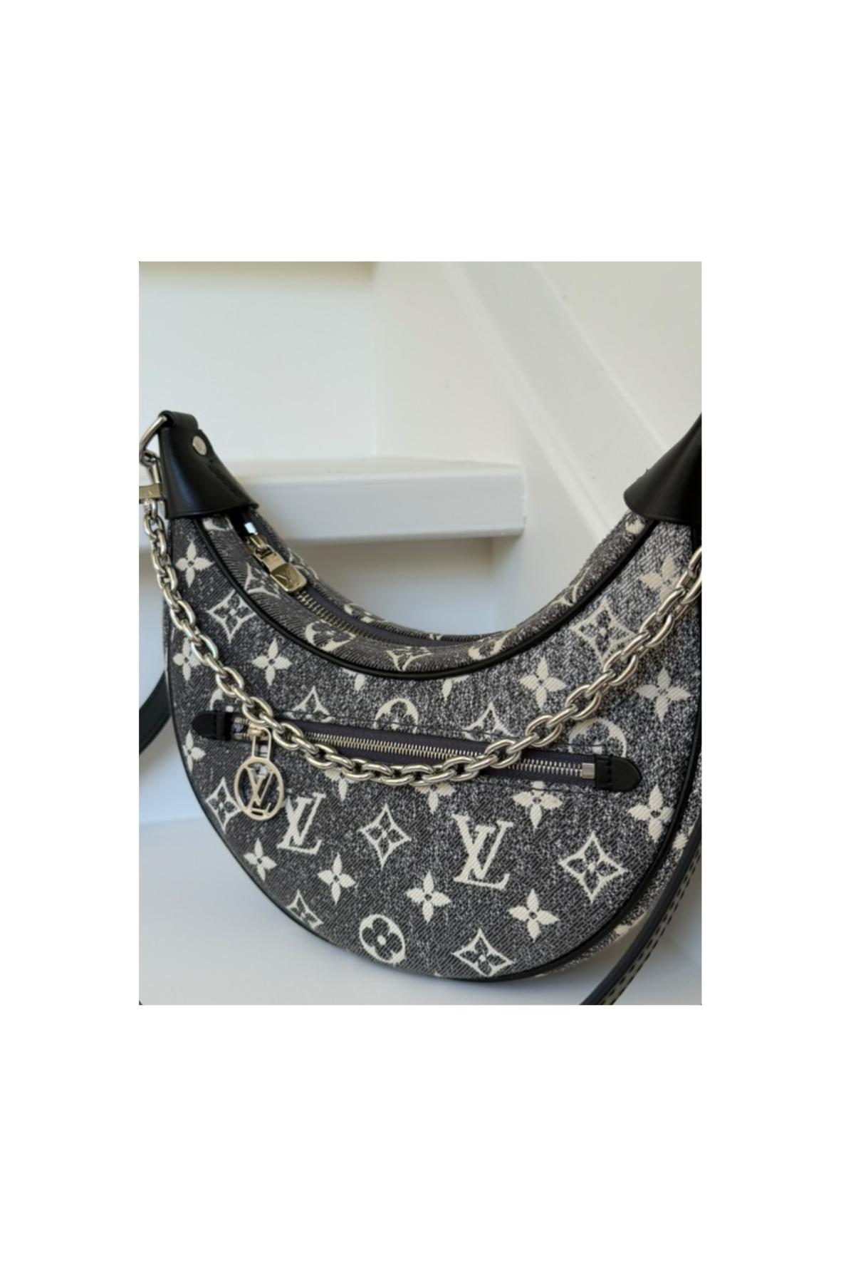Louis Vuitton Monogram Jacquard Denim Loop Black