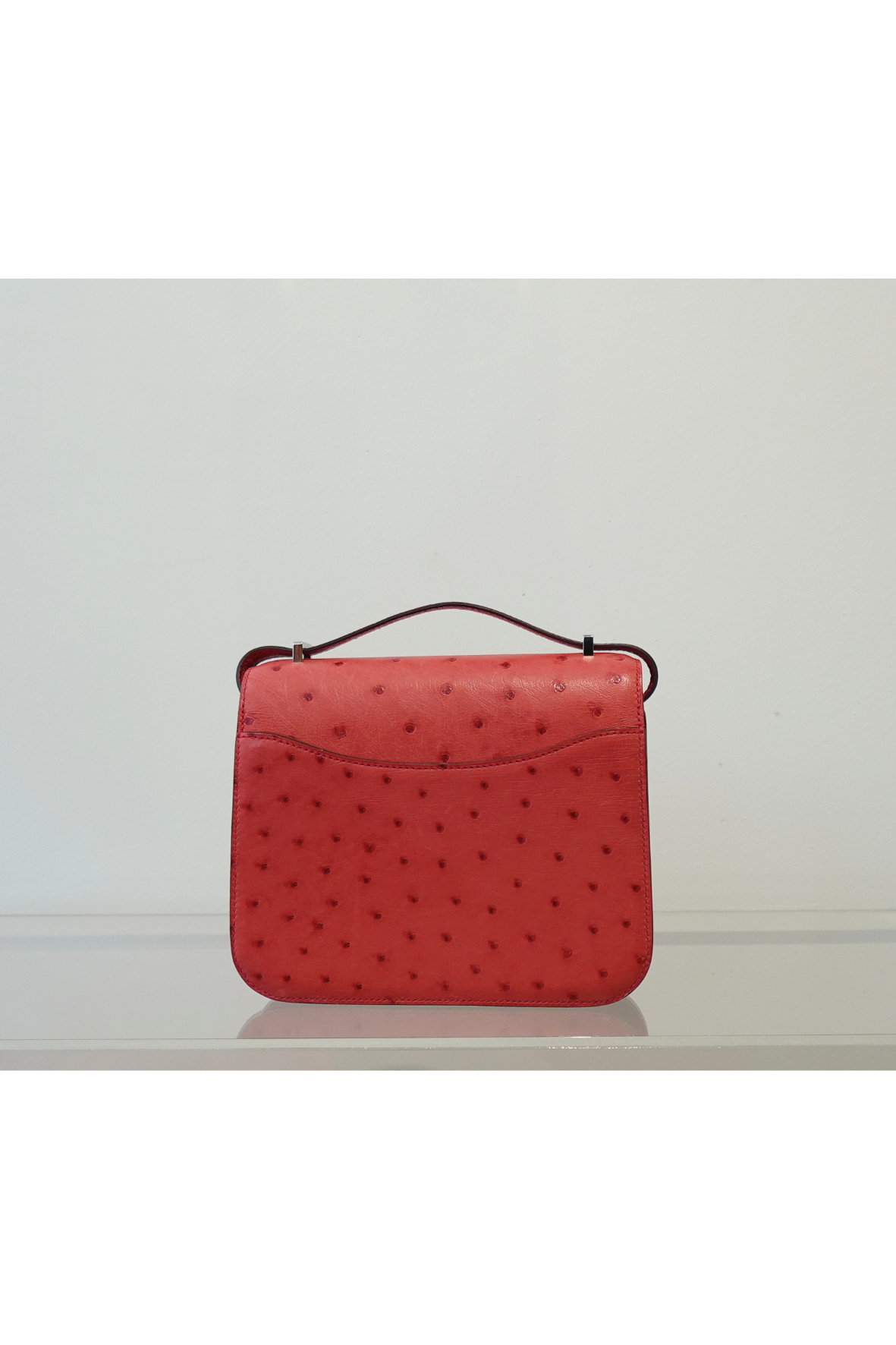 Hermès Constance Mini Bougainvillier Ostrich PHW