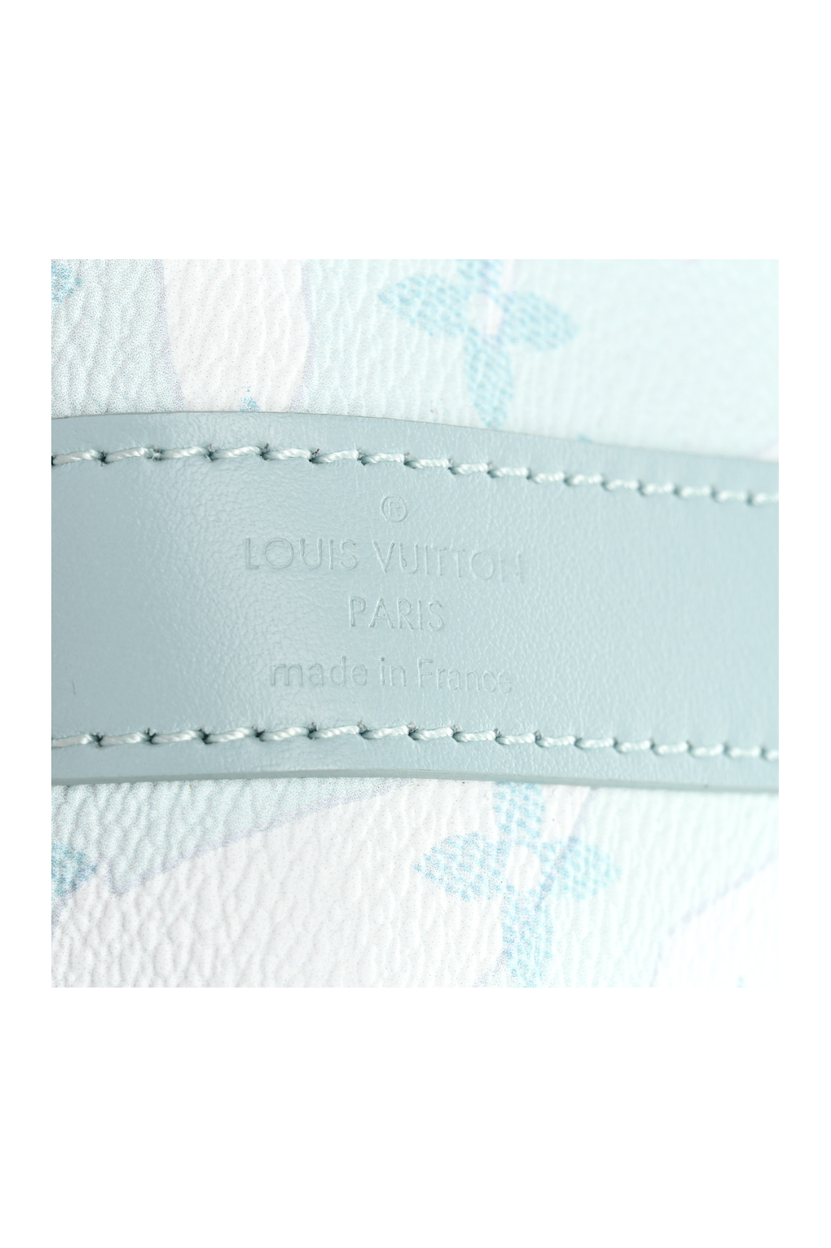 Louis Vuitton Monogram Aquagarden Keepall Bandouliere 50 Crystal Blue - Limited Edition