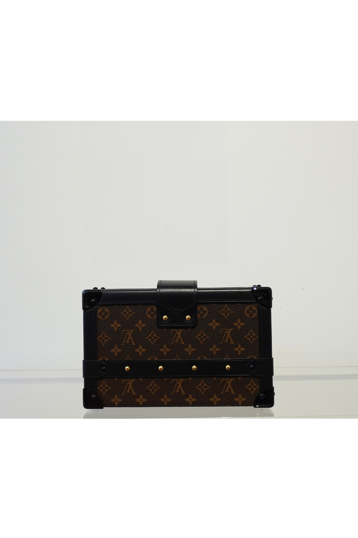 Louis Vuitton Monogram Canvas Petit Malle Clutch Bag