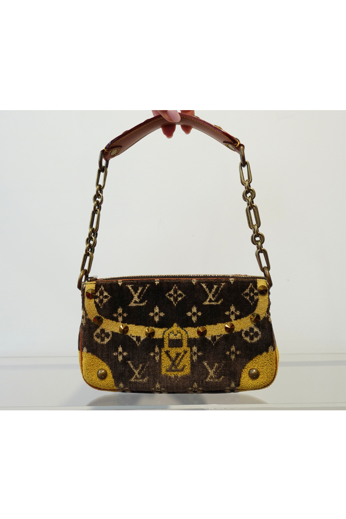 Louis Vuitton Monogram Velvet Trompe L'oeil Bag - Limited Edition