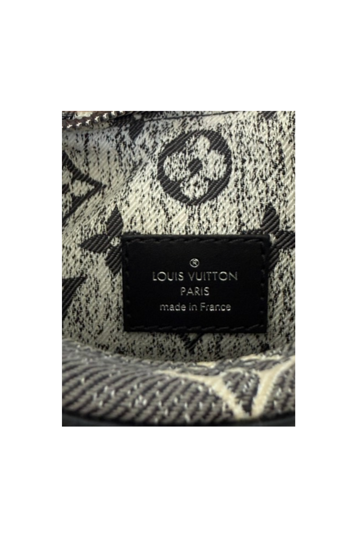 Louis Vuitton Monogram Jacquard Denim Loop Black