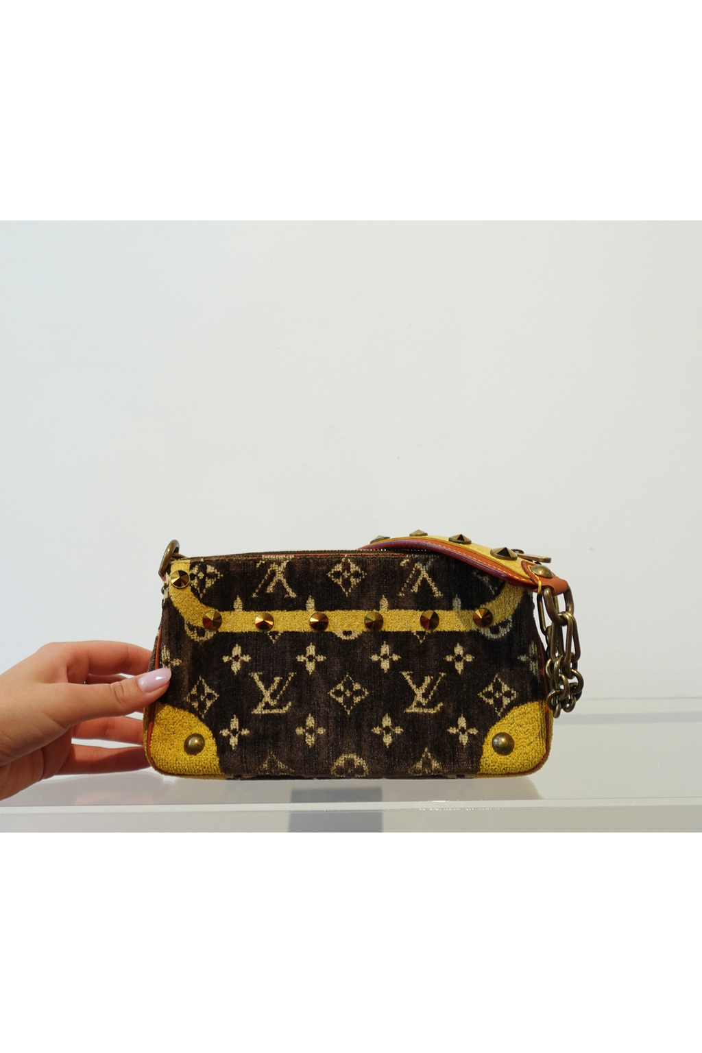 Louis Vuitton Monogram Velvet Trompe L'oeil Bag - Limited Edition