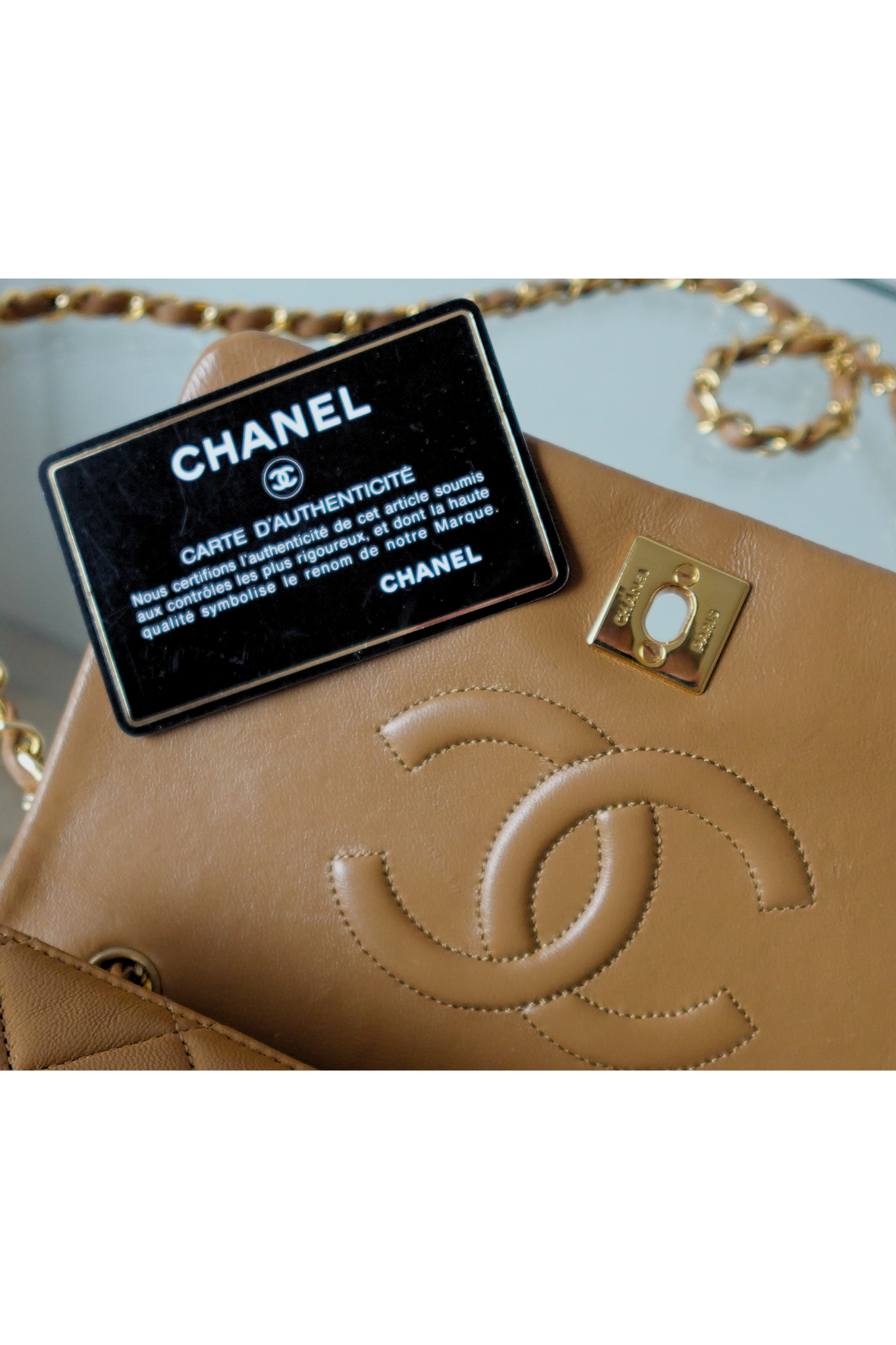 Chanel Flap Bag Camel - Vintage