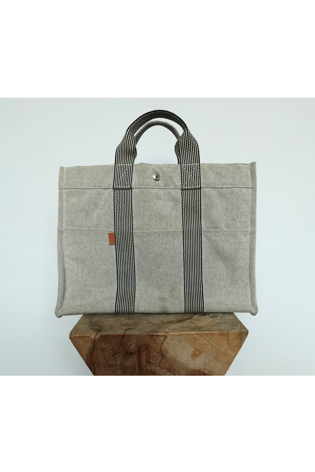 Hermès Tote Bag Fool Canvas