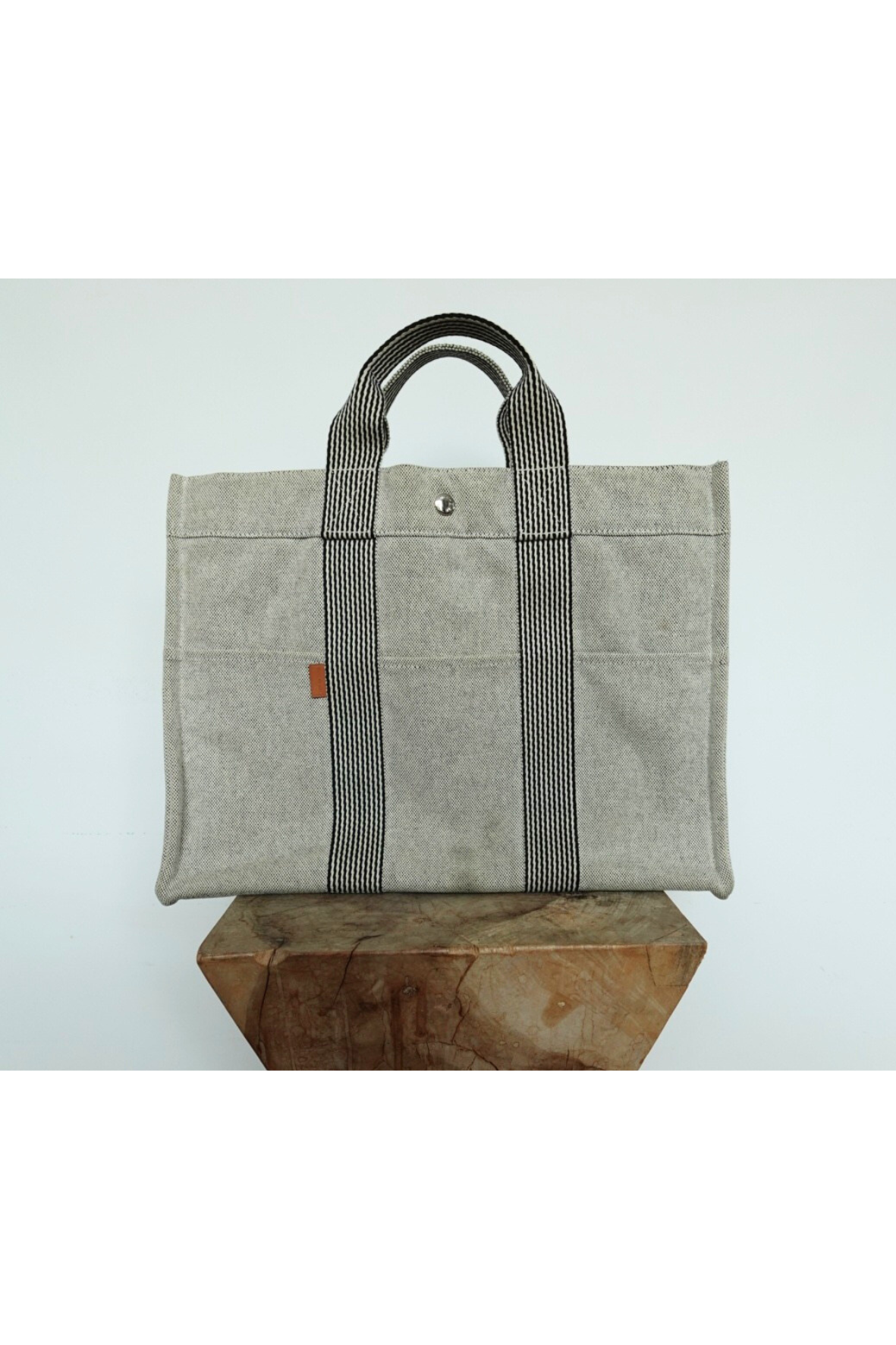 Hermès Tote Bag Fool Canvas
