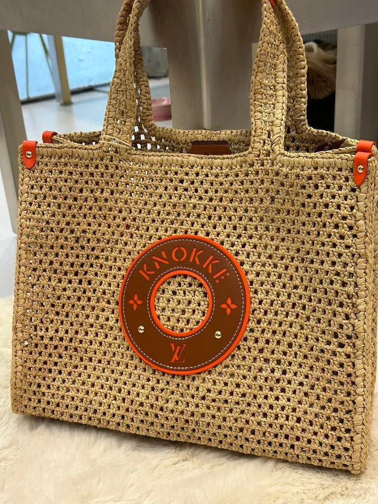 Louis Vuitton Raffia Bag Knokke Edition