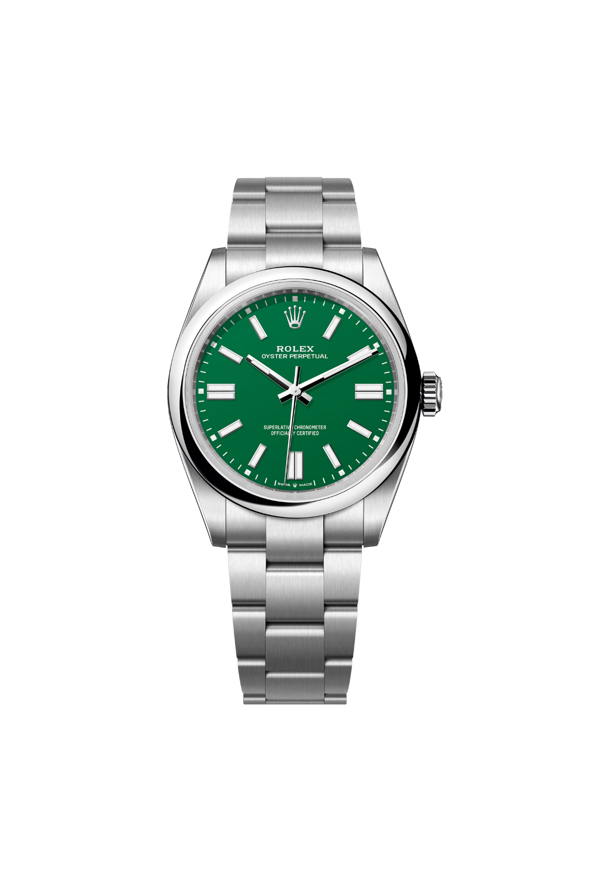 Rolex Oyster Perpetual Green - New Unworn 2025