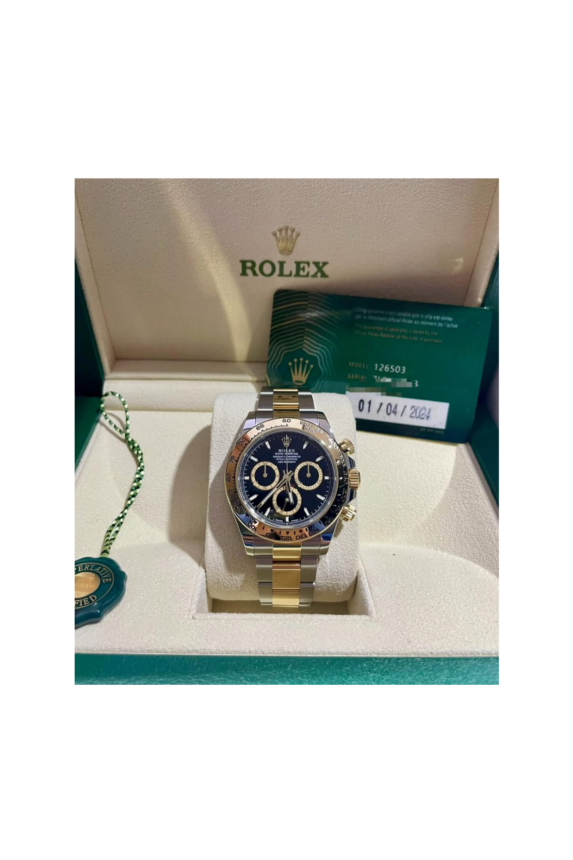 Rolex Daytona Black Dial Two Tone - New Unworn 2024