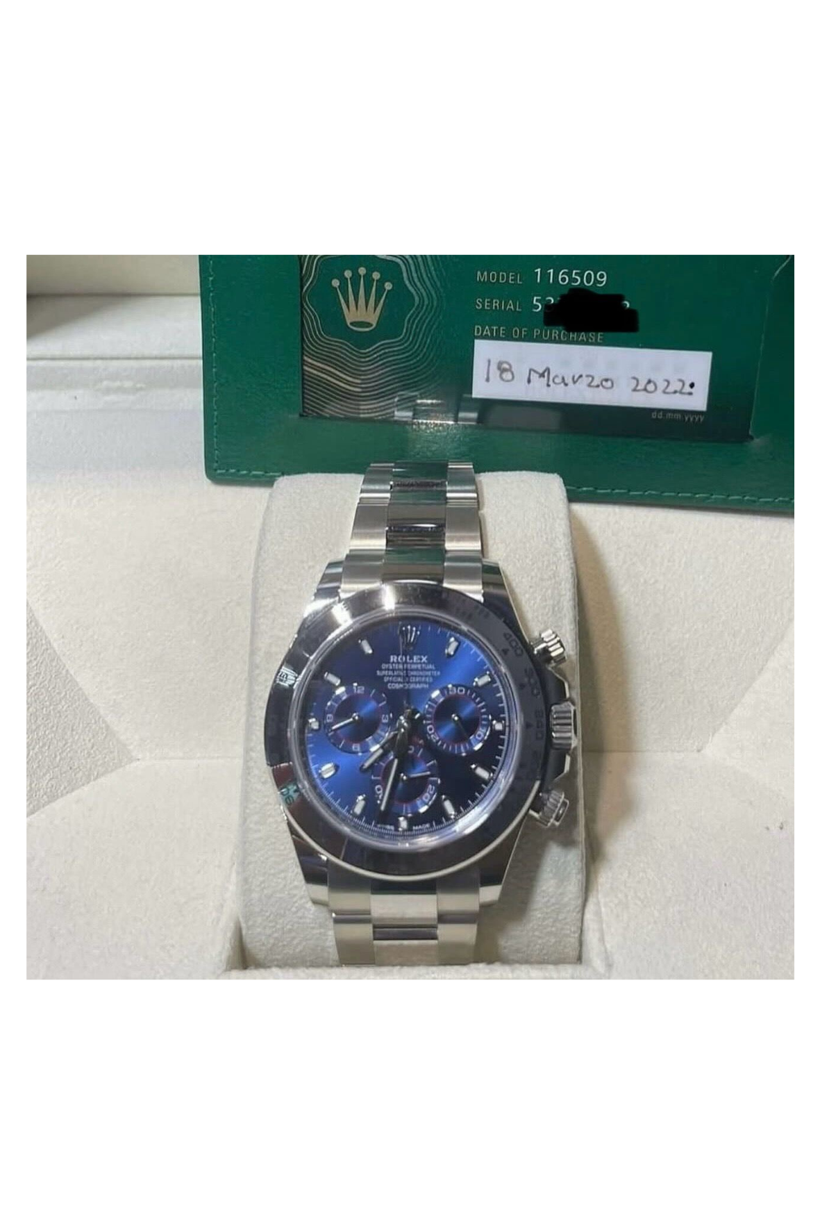 Rolex Daytona White Gold - 2022
