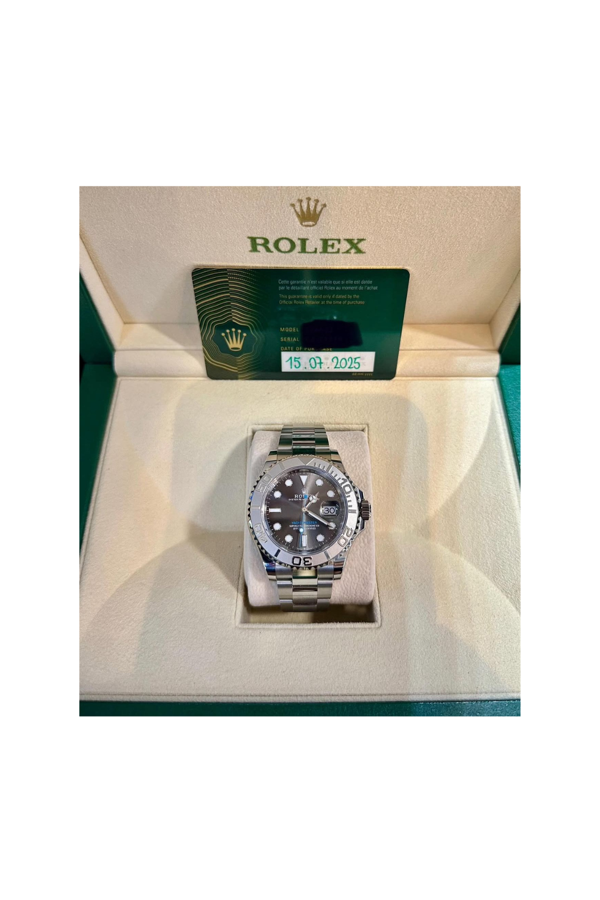 Rolex Yacht-Master Rhodium - New Unworn 2025