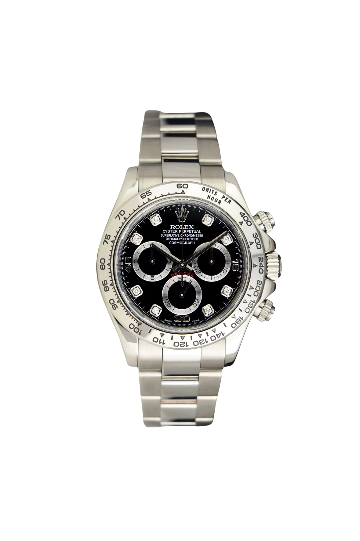 Rolex Daytona Diamond Dial White Gold - 2018