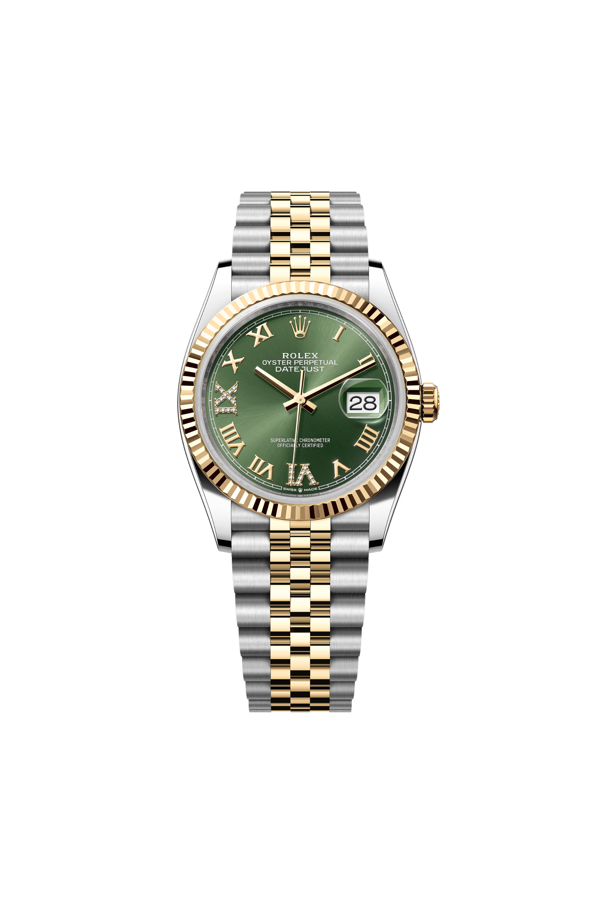 Rolex Datejust Green Roman Diamond Dial - new unworn 2021